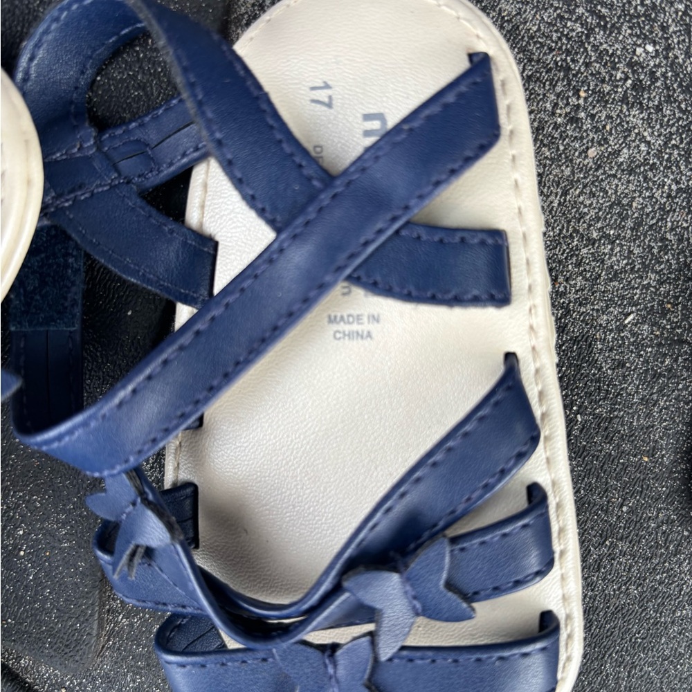Mayoral Navy Blue Girl's Strappy Sandals